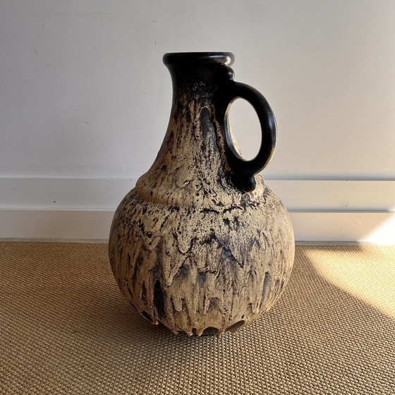 Image 1 of Xl Keramische Vase West Deutschland Vintage