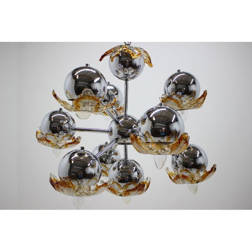 Vintage "Spurnik" Space Age Pendelleuchte aus Murano, Italien 1970