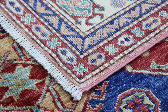 Image 1 of Original Handgeknüpfter Kazak Diyar Teppich 215 X 146 Cm Top Zustand