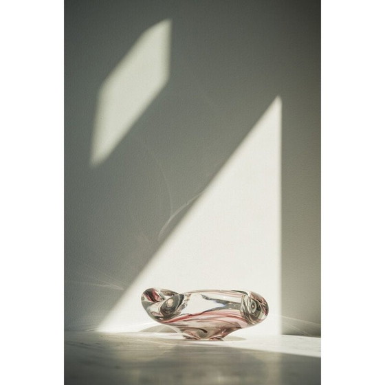 Image 1 of Vintage Max Verboeket Glasaschenbecher für Maastricht Kirstalunie, Niederlande 1950er Jahre