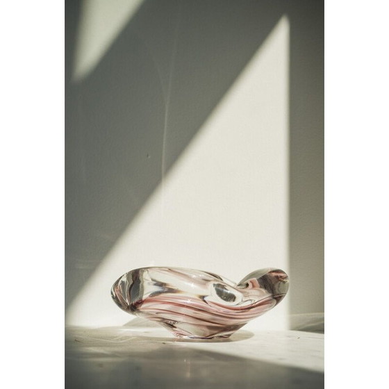 Image 1 of Vintage Max Verboeket Glasaschenbecher für Maastricht Kirstalunie, Niederlande 1950er Jahre