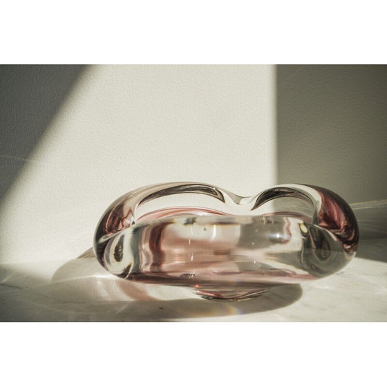 Image 1 of Vintage Max Verboeket Glasaschenbecher für Maastricht Kirstalunie, Niederlande 1950er Jahre