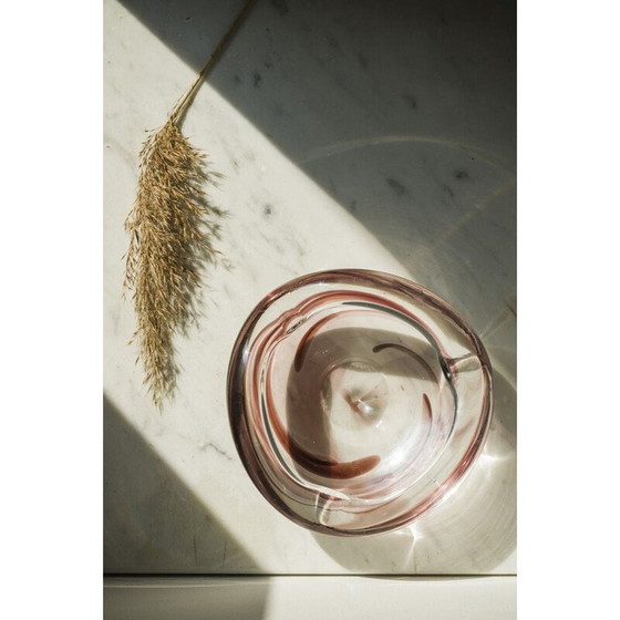 Image 1 of Vintage Max Verboeket Glasaschenbecher für Maastricht Kirstalunie, Niederlande 1950er Jahre