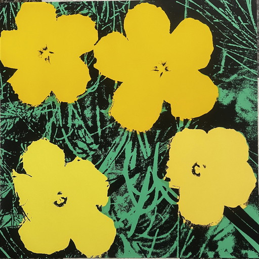 Sonntag B. Morning After Andy Warhol, Blumen 1970 ,