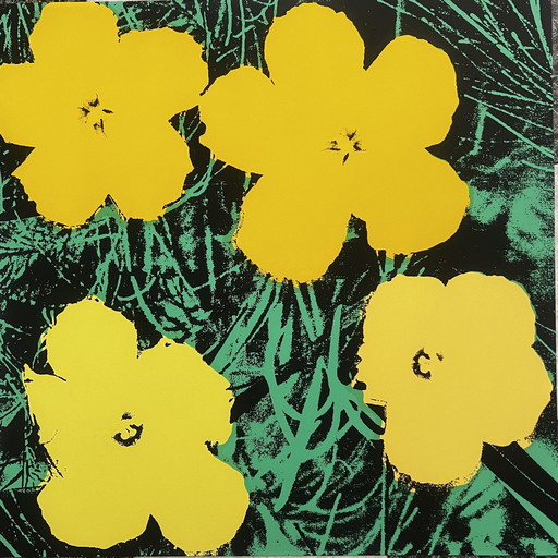 Sonntag B. Morning After Andy Warhol, Blumen 1970 ,