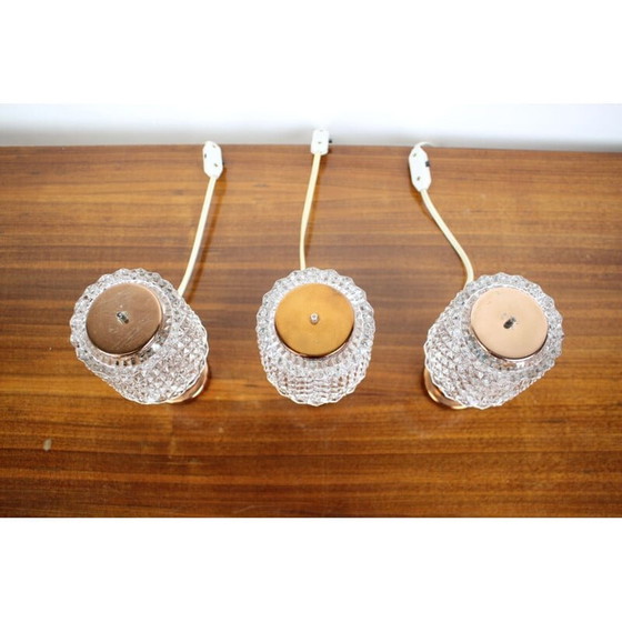 Image 1 of Klassische Glastischlampe von Kamenicky Senov für Preciosa, Tschechoslowakei 1970