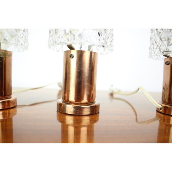 Image 1 of Klassische Glastischlampe von Kamenicky Senov für Preciosa, Tschechoslowakei 1970