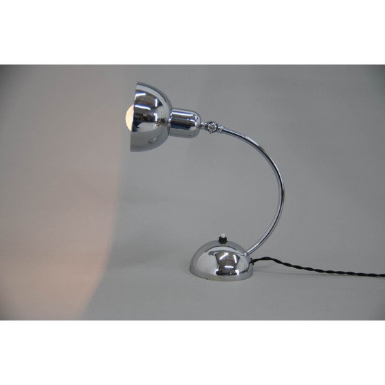 Image 1 of Art Deco Tischlampe mit verstellbarem Schirm, 1930er Jahre