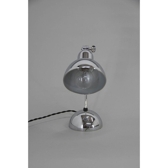 Image 1 of Art Deco Tischlampe mit verstellbarem Schirm, 1930er Jahre