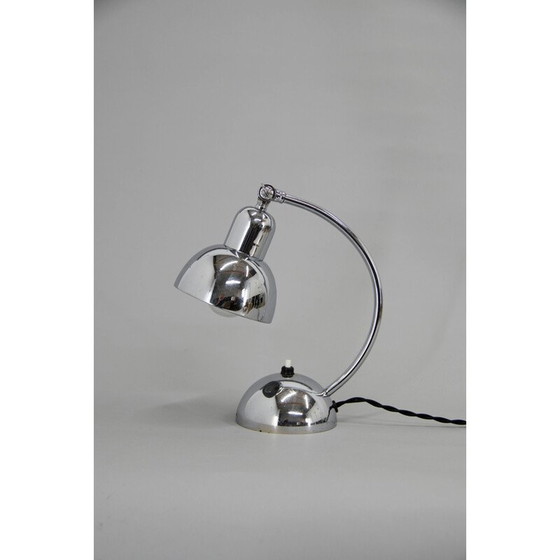 Image 1 of Art Deco Tischlampe mit verstellbarem Schirm, 1930er Jahre