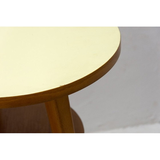 Image 1 of Mid Century Beistelltisch aus Buchenholz mit Formica, 1960er Jahre