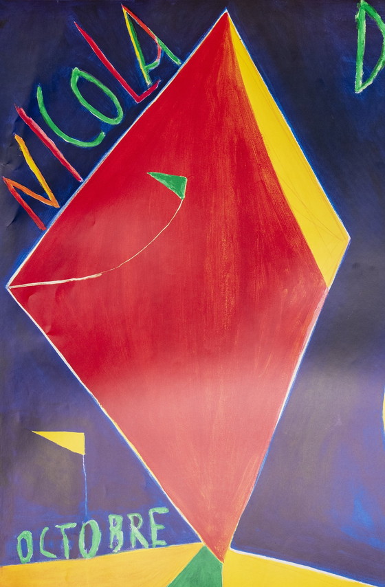 Image 1 of Nicola De Maria - Ausstellungsplakat 1988