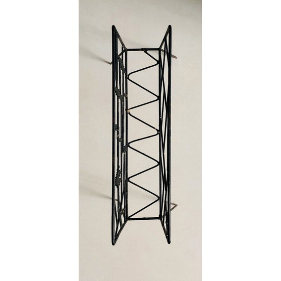 Image 1 of Vintage-Stehsammler aus schwarzem Metall, Frankreich 1950