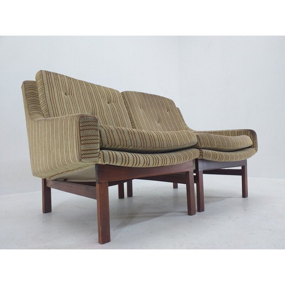 Image 1 of Mid Century Sofa aus zwei Stühlen, Dänemark 1960er Jahre