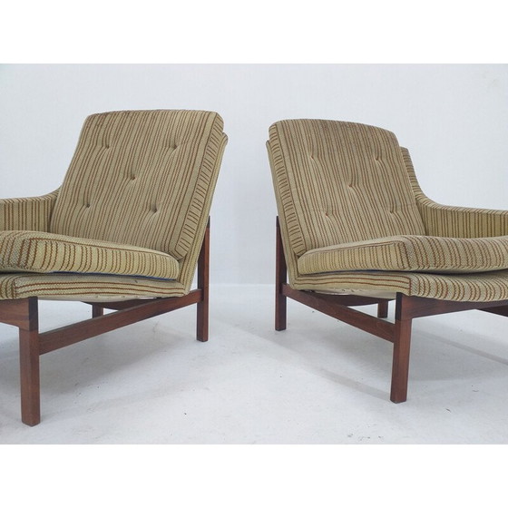 Image 1 of Mid Century Sofa aus zwei Stühlen, Dänemark 1960er Jahre