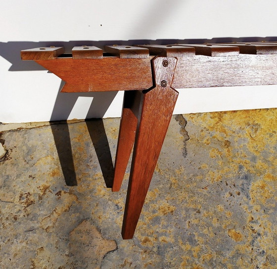 Image 1 of Große italienische 1950S Mid Century Teak Bank