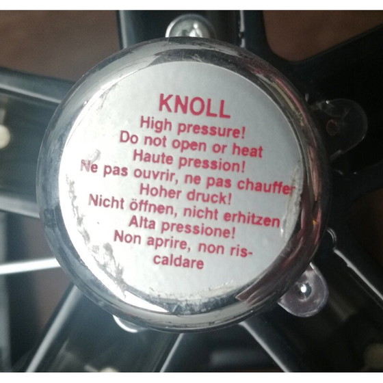 Image 1 of Vintage-Bürostuhl aus Leder mit Armlehnen von Sapper für Knoll