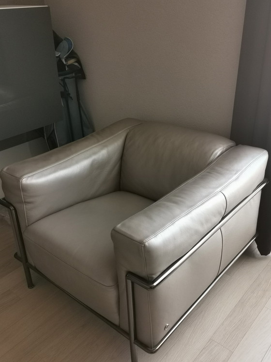Image 1 of 2 X Natuzzi Leder Sessel