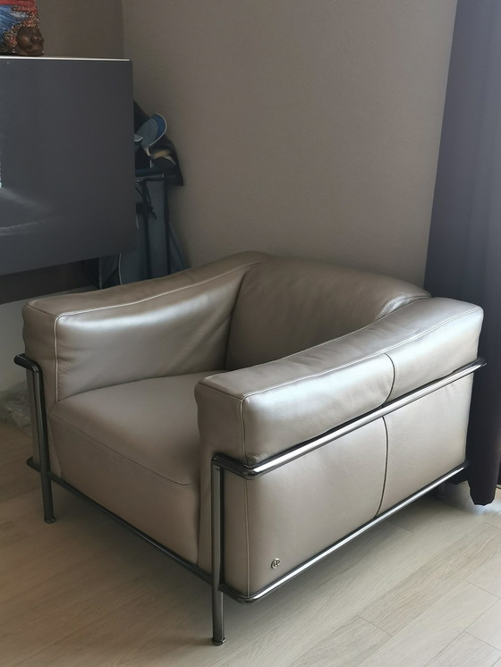 Image 1 of 2 X Natuzzi Leder Sessel