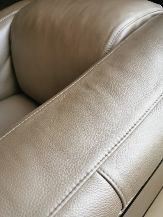 Image 1 of 2 X Natuzzi Leder Sessel