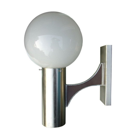 Image 1 of Wandleuchte aus Opalglas von Sciolari, Italien 1970
