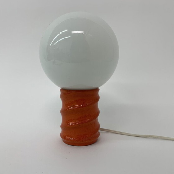 Image 1 of Vintage Space Age Tischlampe aus Keramik und Glas, 1970