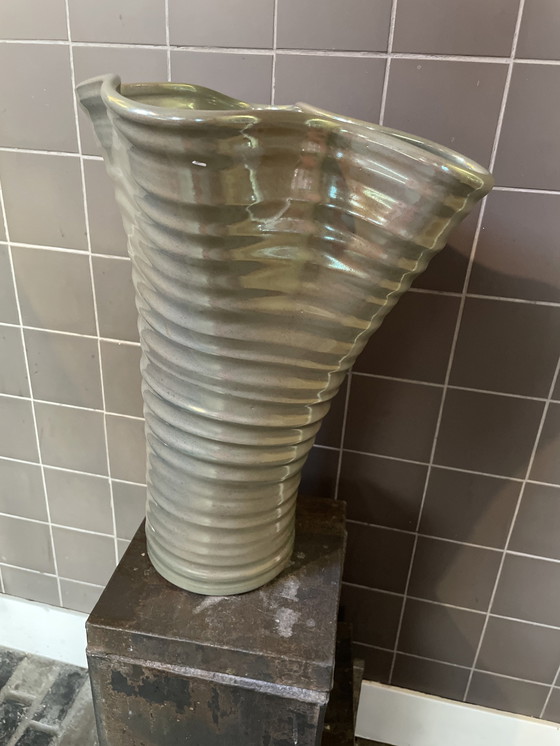 Image 1 of Mobach Hohe Lusterglasur Vase