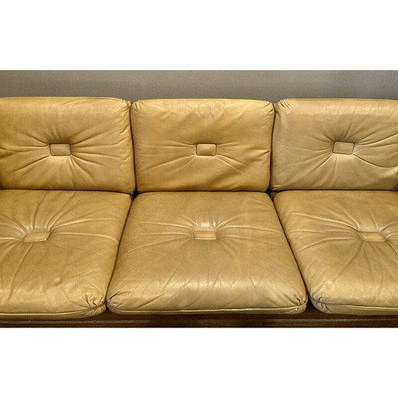 Image 1 of Brasilianisches 3-Sitzer-Ledersofa, 1960