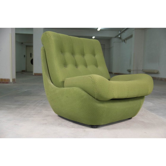 Image 1 of Grüner Vintage-Sessel, 1970er Jahre