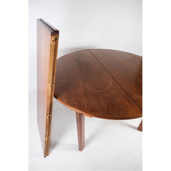 Image 1 of Vintage Teakholz Tisch mit Verlängerung, Dänemark 1960