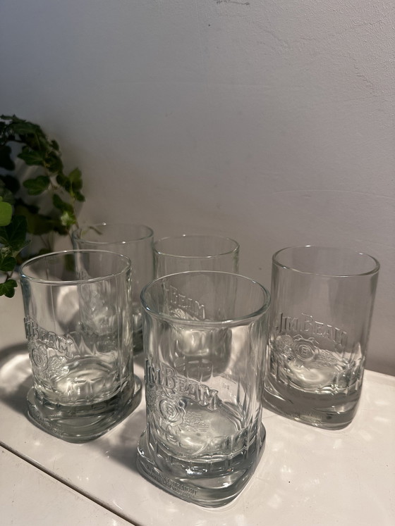 Image 1 of Jim Beam Whiskey Gläser Vintage