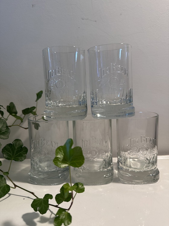 Image 1 of Jim Beam Whiskey Gläser Vintage