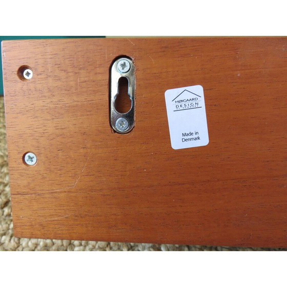 Image 1 of Dänischer Vintage-Garderobenständer aus Teakholz und rostfreiem Stahl 1990