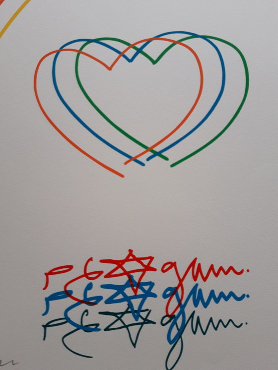 Image 1 of AGAM YAACOV Lithographie - Ohne Titel
