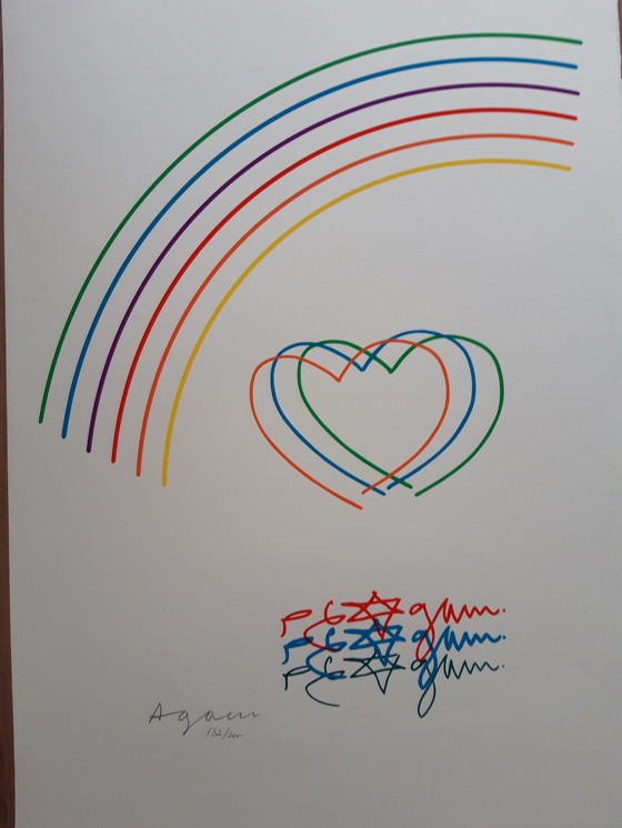 Image 1 of AGAM YAACOV Lithographie - Ohne Titel
