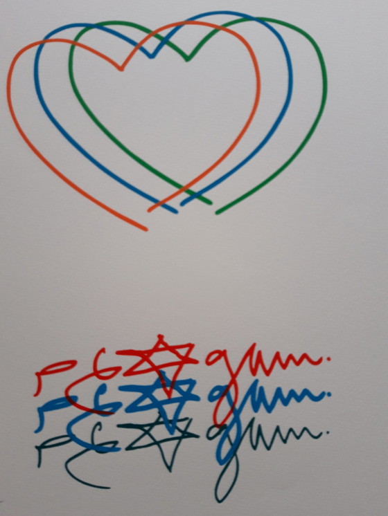 Image 1 of AGAM YAACOV Lithographie - Ohne Titel