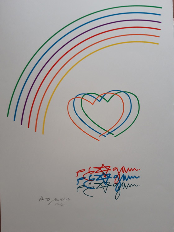 Image 1 of AGAM YAACOV Lithographie - Ohne Titel