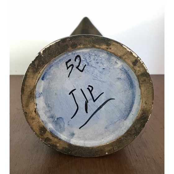 Image 1 of Vintage-Krug aus glasierter Keramik von Jean de Lespinasse, Frankreich 1960