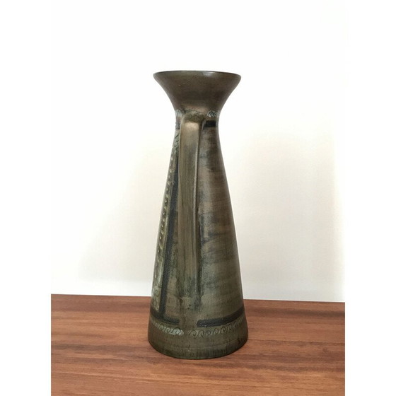 Image 1 of Vintage-Krug aus glasierter Keramik von Jean de Lespinasse, Frankreich 1960