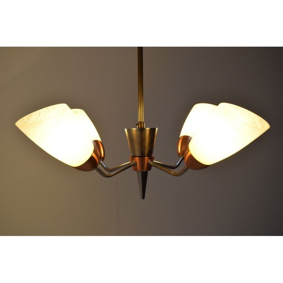 Image 1 of Mid Century Kronleuchter von Drukov 1960er Jahre