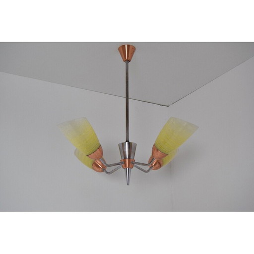 Mid Century Kronleuchter von Drukov 1960er Jahre