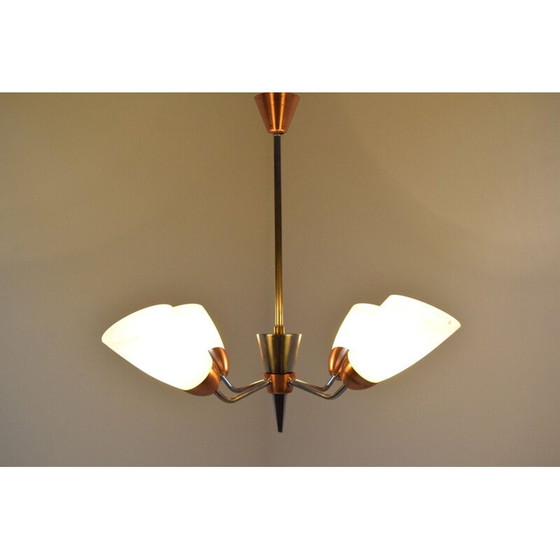 Image 1 of Mid Century Kronleuchter von Drukov 1960er Jahre