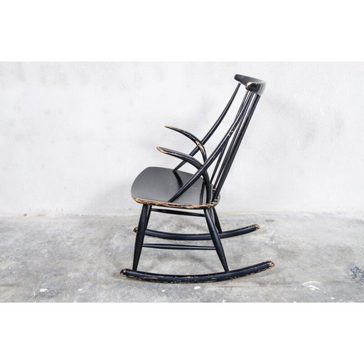 Vintage Schaukelstuhl von Illum Wikkelsø für Niels Eilersen - 1950er Jahre