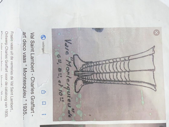 Image 1 of Val-Saint-Lambert-Vase