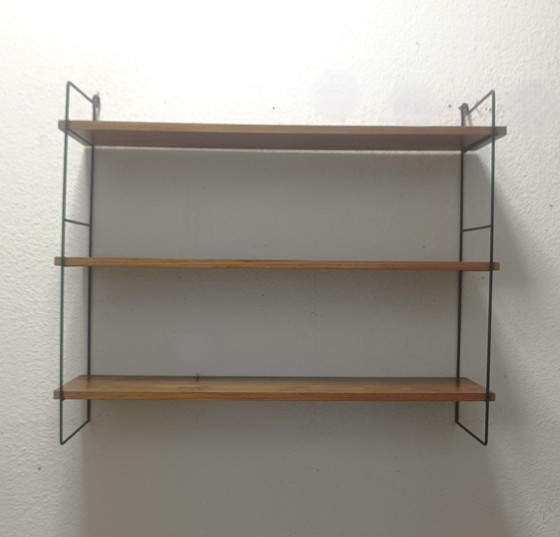 Image 1 of Fifties Wandregal mit drei Fächern