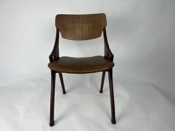 Image 1 of Set aus 5 Hovman Olsen Esszimmerstühlen, 1950er Jahre