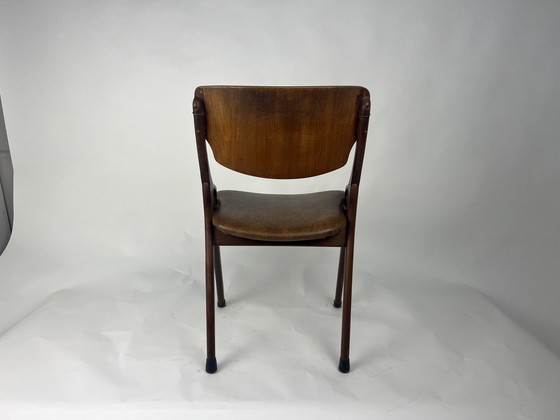 Image 1 of Set aus 5 Hovman Olsen Esszimmerstühlen, 1950er Jahre