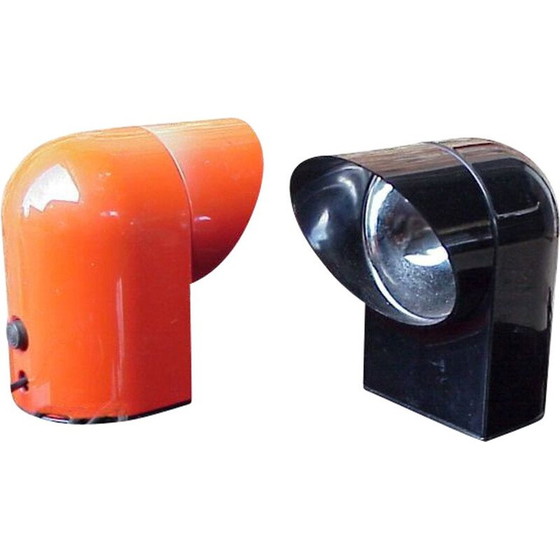 Image 1 of Paar Vintage Schreibtischlampe Lumen form Oliver von Paolo Piva 1960