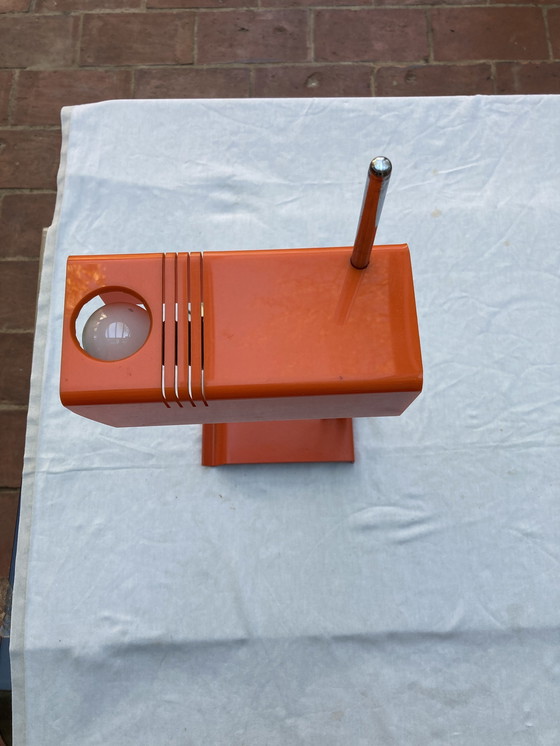 Image 1 of Schreibtischlampe, Orange Space Age Verstellbare Höhe