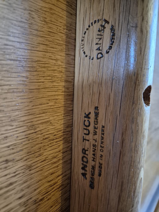 Original 60Krawatten Hans J Wegner Für Andreas Tuck Dänemark Esszimmertisch At327